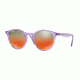 Ray-Ban RB2180 Sunglasses 6280A8-51 - Shiny Violet Frame, Brown Mirror Red Gradien Silve Lenses