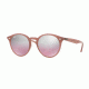 Ray-Ban RB2180F Progressive Prescription Sunglasses RB2180F-62297E-49 - Lens Diameter 49 mm, Frame Color Opal Antique Pink