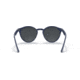 Ray-Ban RB2180F Sunglasses - Womens, Dark Grey Lenses, Blue, 49, RB2180F-657687-49
