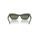 Ray-Ban RB2299 Lady Burbank Sunglasses - Womens, Green Frame, Dark Green Grad Mirror Polarized Lens, 52, RB2299-6659G4-52