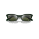 Ray-Ban RB2299 Lady Burbank Sunglasses - Womens, Green Frame, Dark Green Grad Mirror Polarized Lens, 52, RB2299-6659G4-52