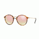 Ray-Ban RB2447 Single Vision Prescription Sunglasses RB2447-11607O-49 - Lens Diameter 49 mm, Frame Color Spotted Brown Havana