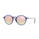 Ray-Ban RB2447N Sunglasses 62547O-49 - Trasparent Blue Frame, Copper Flash Gradient Lenses