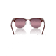 Ray-Ban RB3016 Clubmaster Sunglasses, Bordeaux On Rose Gold Frame, Red Mirror Polarized Lens, 49, RB3016-1365G9-49