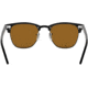 Ray-Ban RB3016 Clubmaster Sunglasses, Brown Lenses, RB3016 W3389-49