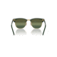 Ray-Ban RB3016 Clubmaster Sunglasses, Green On Arista Frame, Dark Green Mirror Polarized Lens, 49, RB3016-1368G4-49