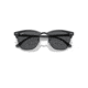 Ray-Ban RB3016 Clubmaster Sunglasses, Grey On Black Frame, Dark Grey Lens, 49, RB3016-1367B1-49