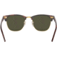 Ray-Ban RB3016 Clubmaster Sunglasses, Mock Tortoise/Arista Crystal Green Frame, 51 mm Diameter Lenses, W0366-5121