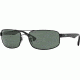 Ray-Ban Bifocal Sunglasses RB3445 with Lined Bi-Focal Rx Prescription Lenses RB3445-002-58-6117 - Lens Diameter: 61 mm, Frame Color: Black