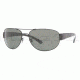 Ray-Ban RB3448 Sunglasses 002/58-6317 - Black Crystal Green Polarized