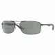 Ray-Ban RB3465 Single Vision Prescription Sunglasses RB3465-002-6116 - Lens Diameter: 61 mm, Frame Color: Black