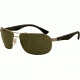 Ray-Ban RB3492 Sunglasses 004/58-6216 - Gunmetal Frame, Crystal Green Lenses