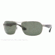Ray-Ban RB3492 Sunglasses 004/58-6216 - Gunmetal Frame, Crystal Green Lenses