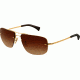 Ray-Ban RB3497 Sunglasses 001/13-5916 - Arista Frame, Brown Gradient Lenses