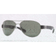 Ray-Ban RB3509 Single Vision Prescription Sunglasses RB3509-004-9A-66 - Lens Diameter 66 mm, Frame Color Gunmetal