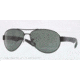 Ray-Ban RB3509 Single Vision Prescription Sunglasses RB3509-006-71-66 - Lens Diameter 66 mm, Frame Color Matte Black