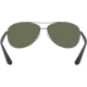 Ray-Ban RB3526 Sunglasses 029/9A-63 - Matte Gunmetal Frame, Polar Dark Green Lenses