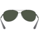 Ray-Ban RB3526 Sunglasses 006/71-63 - Matte Black Frame, Grey Green Lenses