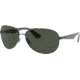 Ray-Ban RB3526 Sunglasses 006/71-63 - Matte Black Frame, Grey Green Lenses