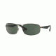 Ray-Ban RB3527 Progressive Prescription Sunglasses RB3527-029-71-61 - Lens Diameter 61 mm, Frame Color Matte Gunmetal
