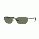Ray-Ban RB3534 Single Vision Prescription Sunglasses RB3534-004-62 - Lens Diameter 62 mm, Frame Color Gunmetal