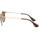 Ray-Ban RB3539 Sunglasses 112/T5-54 - Matte Gold Frame, Light Grey Grad Brown Polar Lenses