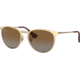 Ray-Ban RB3539 Sunglasses 112/T5-54 - Matte Gold Frame, Light Grey Grad Brown Polar Lenses