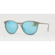 Ray-Ban RB3539 Sunglasses 9015B4-54 - Rubber Gunmetal Frame, Green Light Flash Blue Lenses