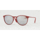 Ray-Ban RB3539 Sunglasses 9023B5-54 - Rubber Bordo' Frame, Bordo' Light Flash Grey Lenses