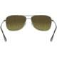 Ray-Ban RB3543 Sunglasses 029/6O-59 - Matte Gunmetal Frame, Green Mirror Gold Polar Lenses