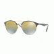 Ray-Ban RB3545 Progressive Prescription Sunglasses RB3545-9007A7-54 - Lens Diameter 54 mm, Frame Color Gold/matte Grey
