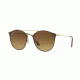 Ray-Ban RB3546 Single Vision Prescription Sunglasses RB3546-900985-52 - Lens Diameter 52 mm, Frame Color Gold Top Brown