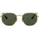 Ray-Ban RB3548N Sunglasses 001-48 - Gold Frame, Green Lenses