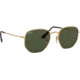Ray-Ban RB3548N Sunglasses 001-48 - Gold Frame, Green Lenses