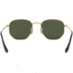 Ray-Ban RB3548N Sunglasses 001-51 - Gold Frame, Green Lenses
