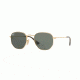 Ray-Ban RB3548N Sunglasses 001-54 - Gold Frame, Green Lenses