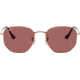 Ray-Ban RB3548N Sunglasses, Polarized Purple Lenses, Rose Gold, 51, RB3548N-9202AF-51