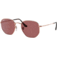 Ray-Ban RB3548N Sunglasses, Polarized Purple Lenses, Rose Gold, 51, RB3548N-9202AF-51