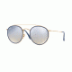 Ray-Ban RB3647N Bifocal Prescription Sunglasses RB3647N-001-9U-51 - Lens Diameter 51 mm, Frame Color Gold