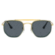 Ray-Ban RB3648M The Marshal II Sunglasses, Legend Gold Frame, Blue Lens, 52, RB3648M-9241R5-52