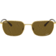 Ray-Ban RB3684CH Sunglasses, Polarized Brown Lenses, Arista, 58, RB3684CH-001-AN-58