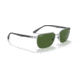 Ray-Ban RB3684CH Sunglasses, Polarized Dark Green Lenses, Silver, 58, RB3684CH-003-P1-58