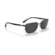 Ray-Ban RB3684CH Sunglasses, Polarized Dark Grey Lenses, Black, 58, RB3684CH-002-K8-58