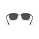 Ray-Ban RB3684CH Sunglasses, Polarized Dark Grey Lenses, Black, 58, RB3684CH-002-K8-58