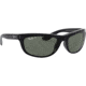Ray-Ban RB4089 Sunglasses Styles - Black Frame w/ Crystal Green Polarized 62 mm Diameter Lenses, 601-58-6219