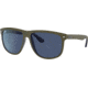 Ray-Ban RB4147 Standard Sunglasses, Dark Blue Lenses, Matte Green On Blue, 56, RB4147-657080-56