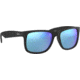 Ray-Ban RB4165 Sunglasses 622/55-51 - Black Rubber Frame, Green Mirror Blue Lenses