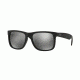Ray-Ban RB4165 Sunglasses 622/6G-51 - Rubber Black Frame, Grey Mirror Silver Lenses