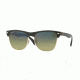 Ray-Ban RB4175 Sunglasses 877/76-57 - Demigloss Black Frame, Green Gradient Blue - Polar Lenses