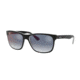 Ray-Ban RB4181 Prescription Sunglasses, 57mm, Top Black On Transparent, RB4181-6039X0-57-SV